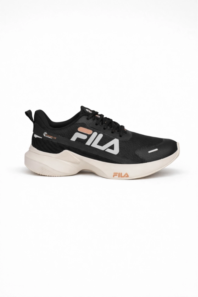 Produto Tênis Fila Progress Lite Feminino Preto/Bege/Cobre