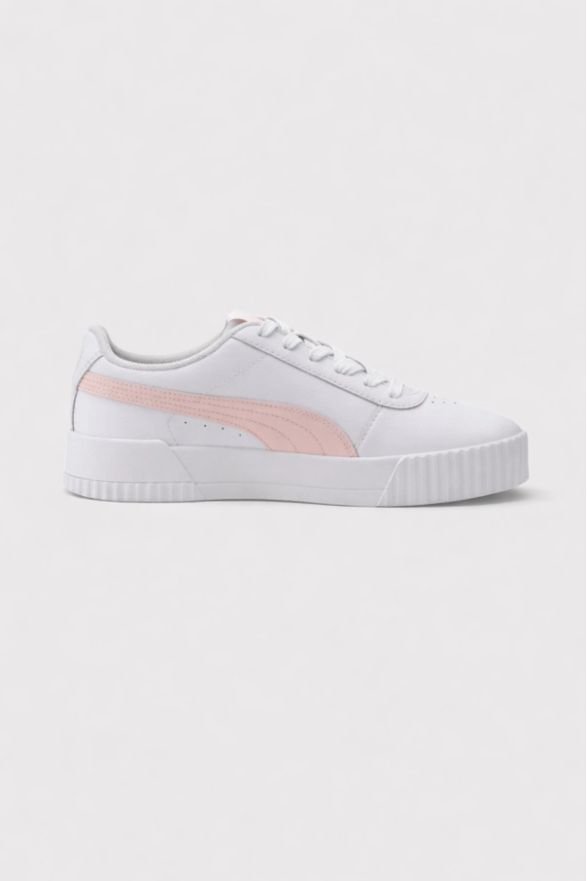 Produto Tênis Puma Carina Feminino Branco e Rosa 