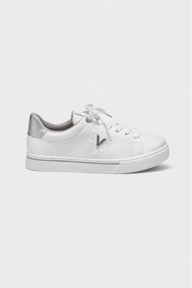 Produto Tênis Via Marte Casual Metais Feminino Branco com Prata