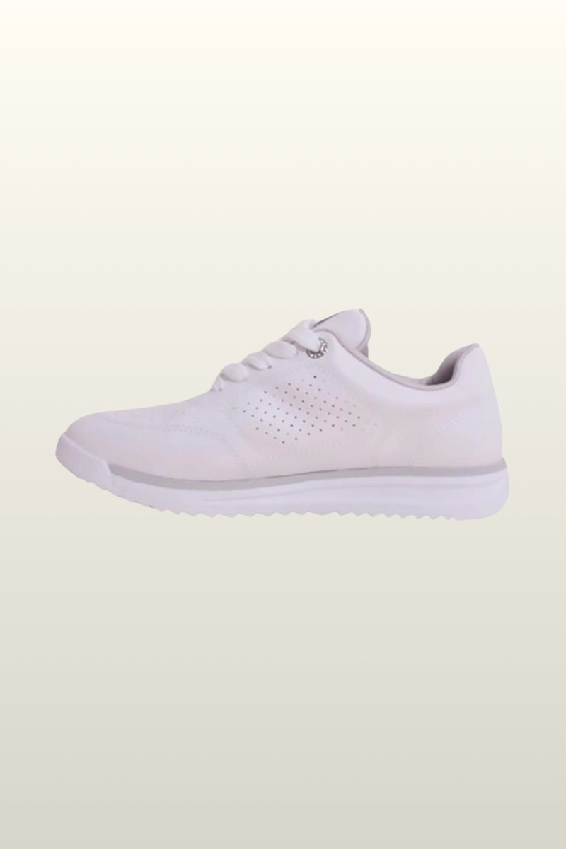 Tenis Via Marte Napa Feminino Branco e Bege Produto Tenis Via Marte Napa Feminino Branco e Bege