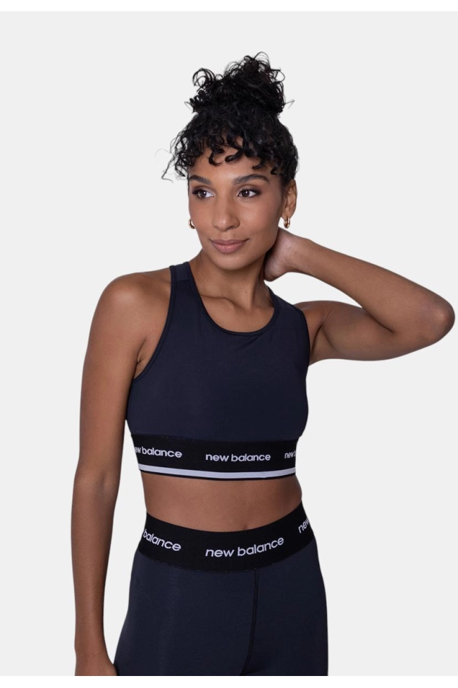 Produto Top New Balance Suplex Feminino Preto 