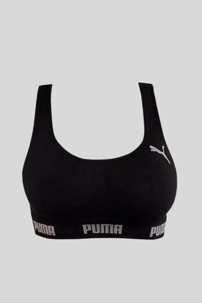 Top Puma Sem Costura Selene Feminino Preto Produto Top Puma Sem Costura Selene Feminino Preto