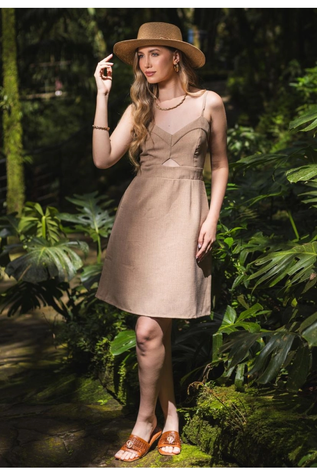 Vestido Gabip Linho Curto Feminino Produto Vestido Gabip Linho Curto Feminino
