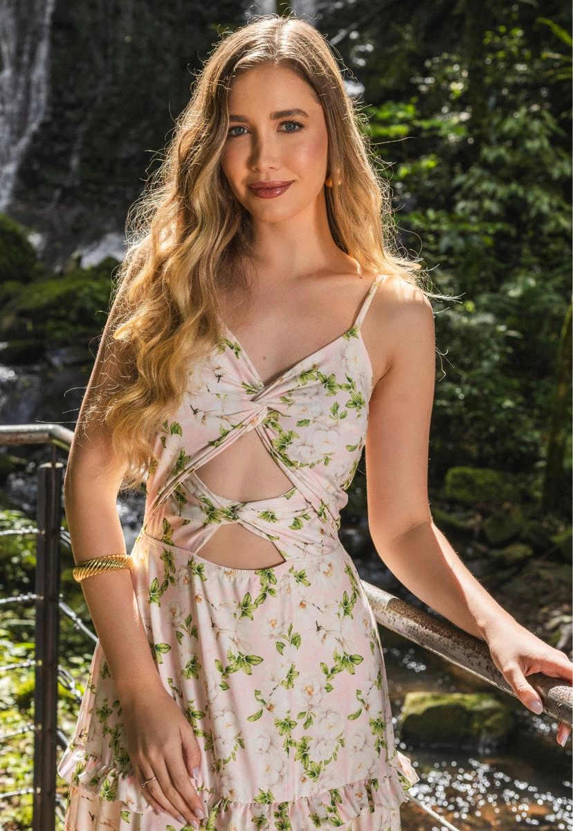 Vestido Gabip Longo Floral Feminino Produto Vestido Gabip Longo Floral Feminino