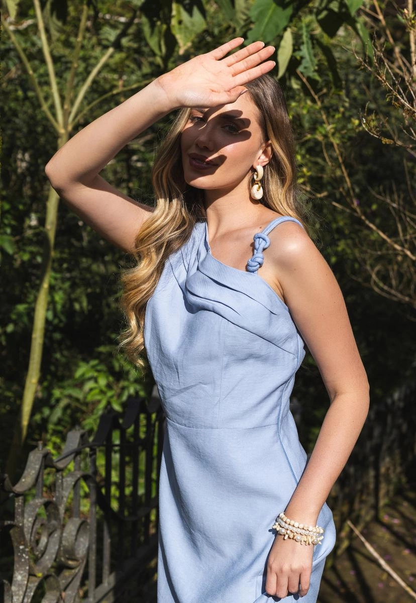 Vestido Gabip Midi Cordão Feminino Azul Claro Produto Vestido Gabip Midi Cordão Feminino Azul Claro