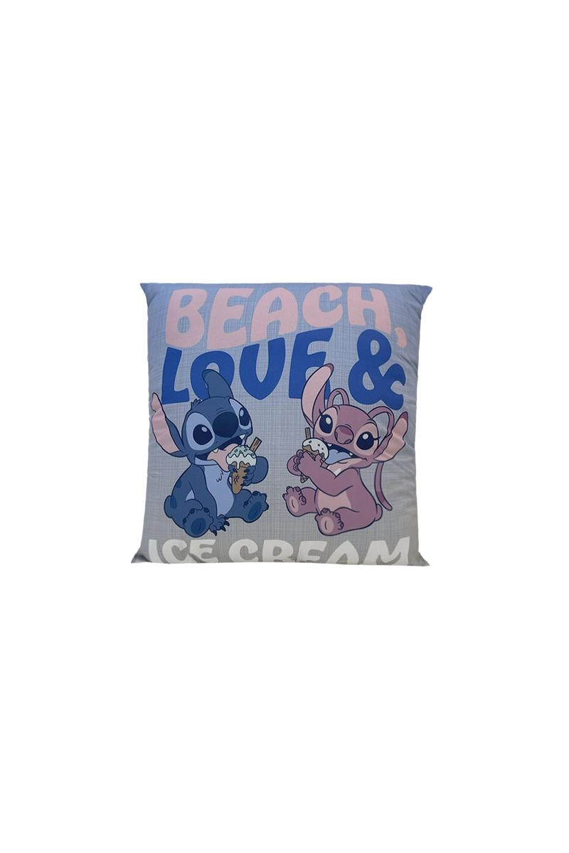 Almofada Hedrons Disney Sem Ziper Stitch Ice Cream