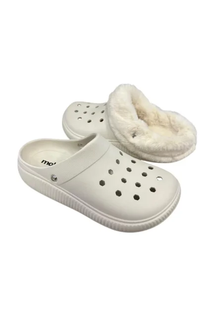 Produto Babuch Moleca Feminina Pelinhos Off White