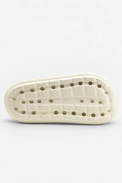 Babuche Feminina Molekinha Off White com Apliques Dourados Produto Babuche Feminina Molekinha Off White com Apliques Dourados