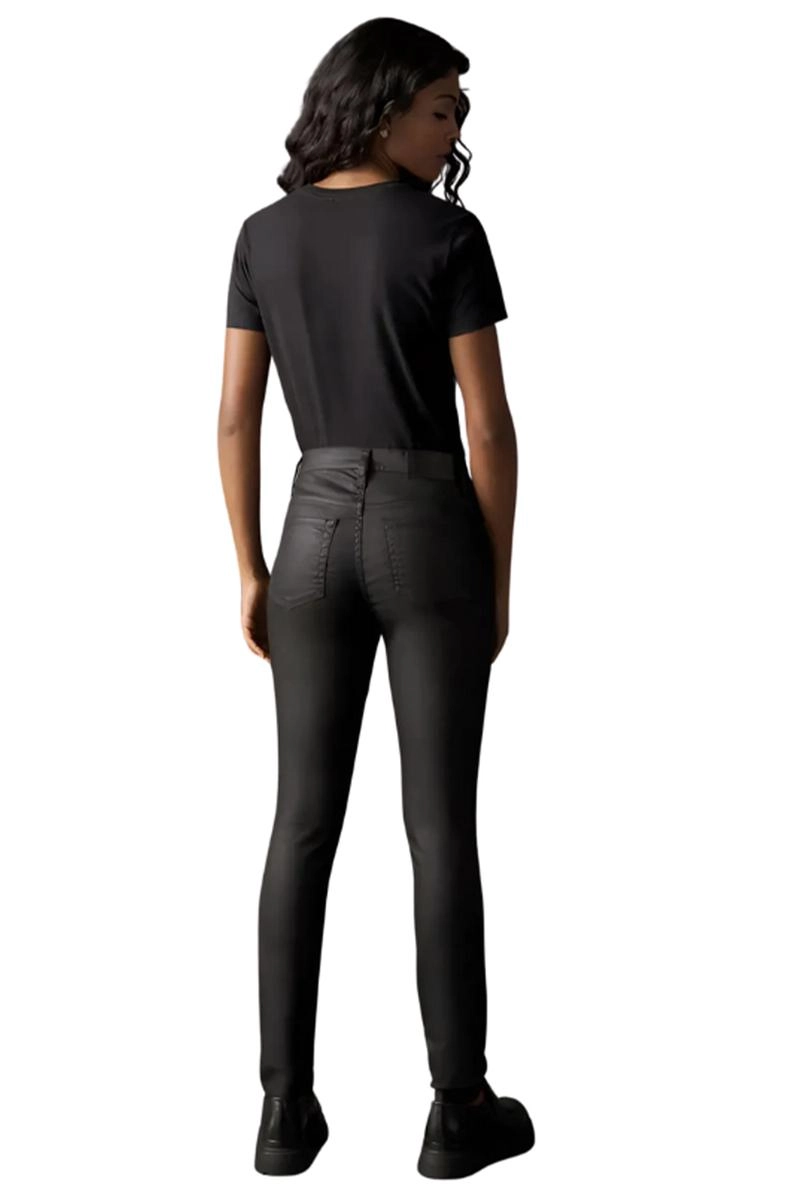 Baby Look Calvin Klein Feminina Preta