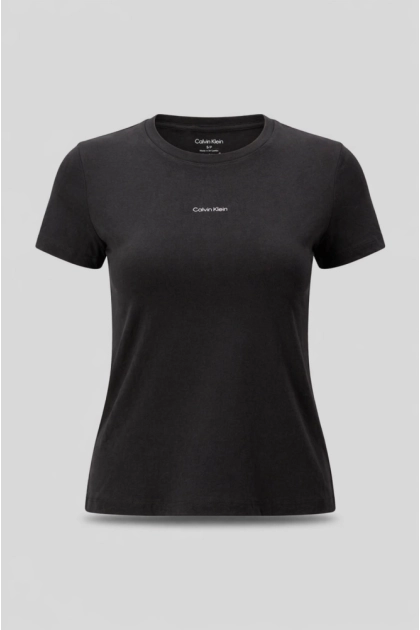 Baby Look Calvin Klein Feminina Preta Produto - Baby Look Calvin Klein Feminina Preta