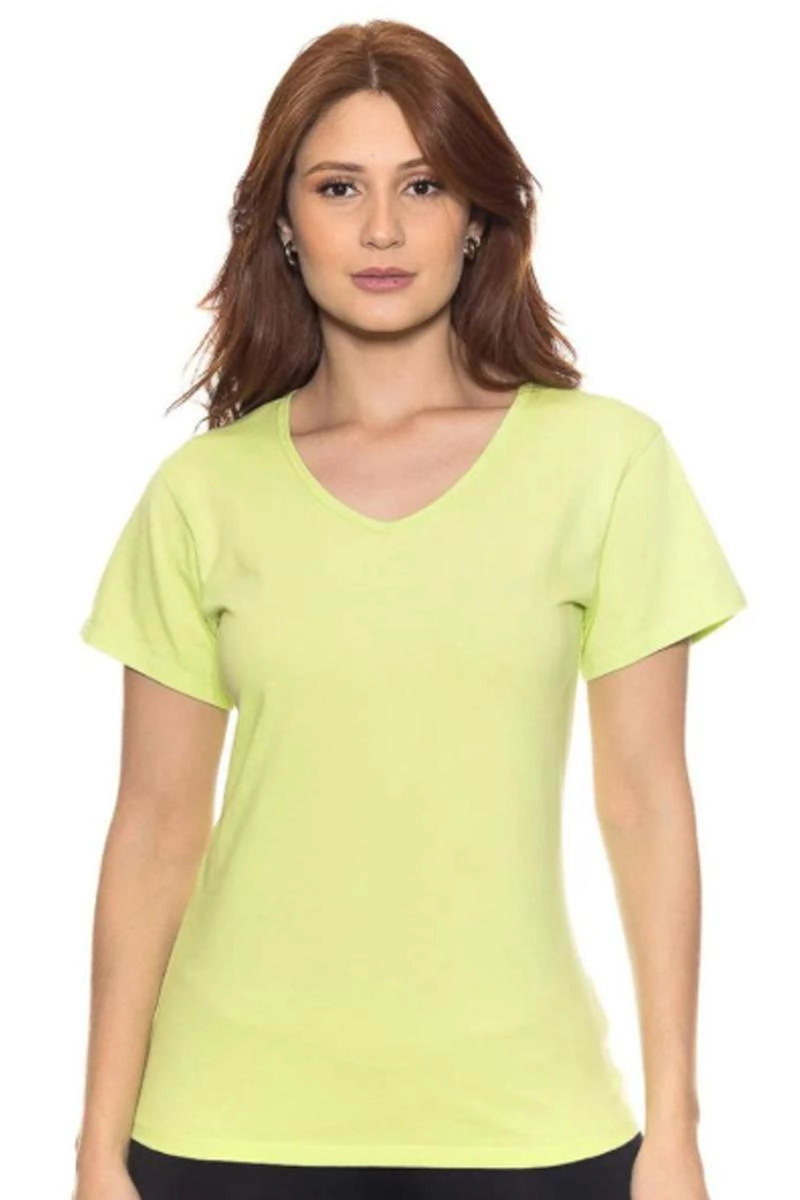 Baby Look Crocker Feminina Amarelo