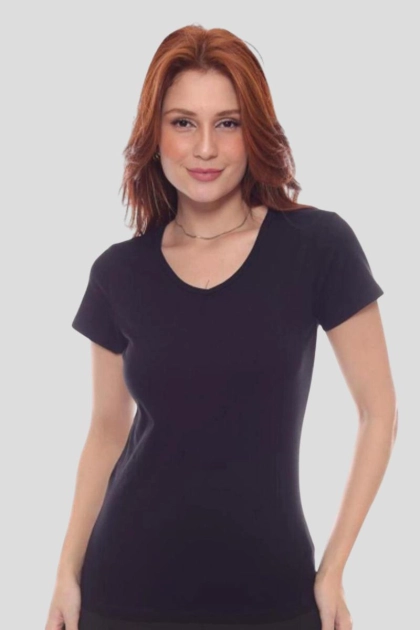 Produto - Baby Look Crocker Feminina Preta