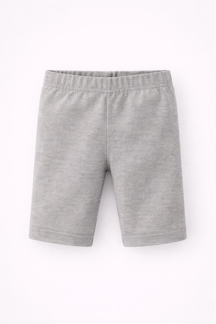 Bermuda Malwee Bebê Feminina Cotton Cinza Mescla Produto Bermuda Malwee Bebê Feminina Cotton Cinza Mescla