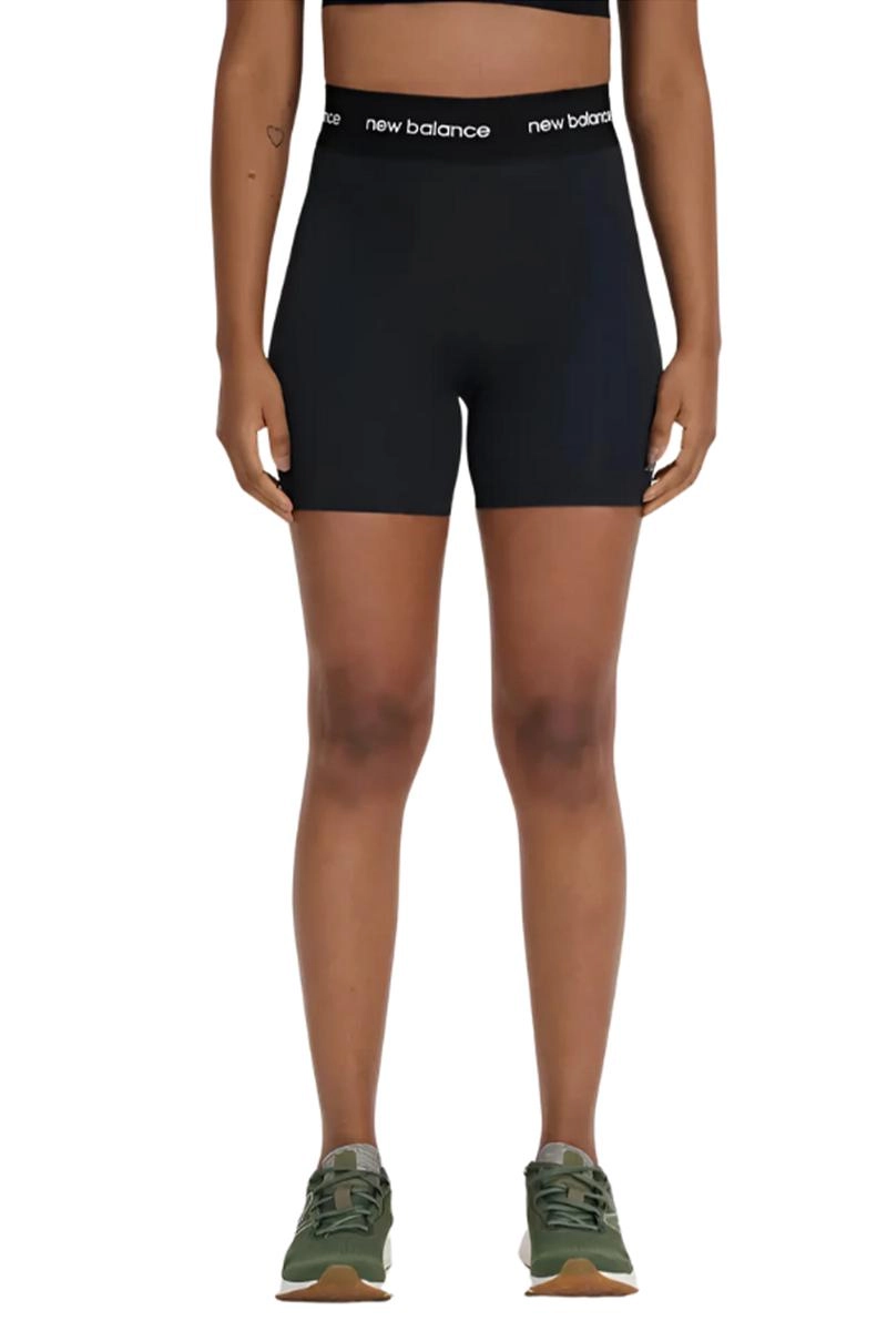  Bermuda New Balance Essentials Active Feminina Preta 