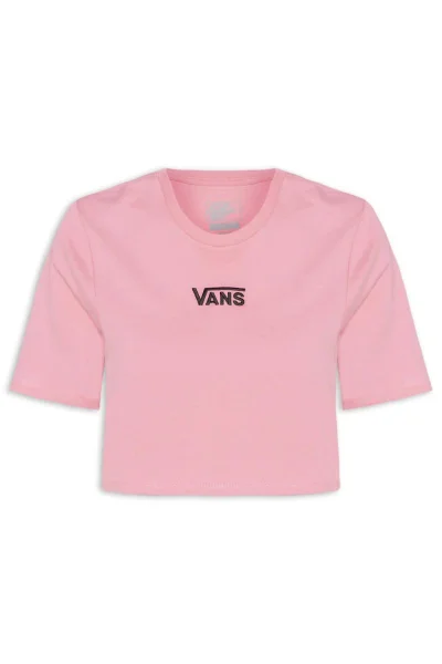 Camiseta Cropped Vans Feminina Flying V Crew Crop II Rosa Produto Camiseta Cropped Vans Feminina Flying V Crew Crop II Rosa