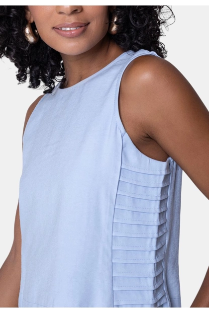 Blusa 3H Manga Curta Crepe Feminina Produto Blusa 3H Manga Curta Crepe Feminina