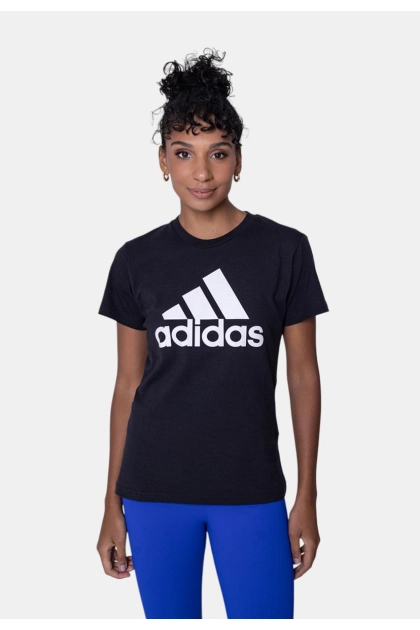 Produto - Blusa Adidas Manga Curta Essentials Feminina Preta