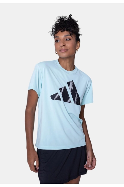 Produto - Blusa Adidas Manga Curta Fit Run It Feminina Azul 