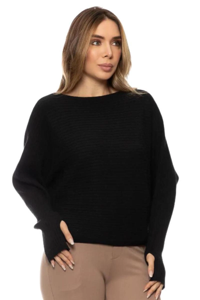 Blusa Crocker Tricot Manga Morcego Feminina