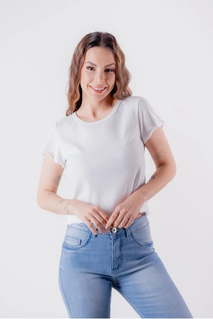 Produto - Blusa Cropped Feminina Reggla
