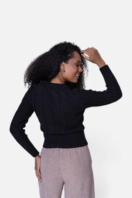 Blusa Feminina Cropped Sea Brazil Preta Produto Blusa Feminina Cropped Sea Brazil Preta