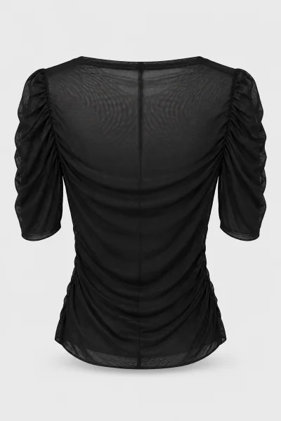 Blusa Feminina Tule Franzido Gabip Produto Blusa Feminina Tule Franzido Gabip