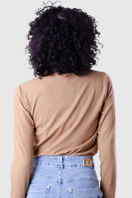 Blusa Gabip Cropped Canelada Feminina Caramelo Produto Blusa Gabip Cropped Canelada Feminina Caramelo