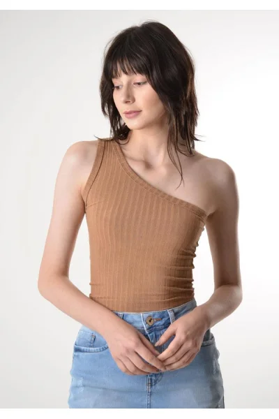 Blusa Gabip Feminina Cropped 1 Ombro Produto Blusa Gabip Feminina Cropped 1 Ombro