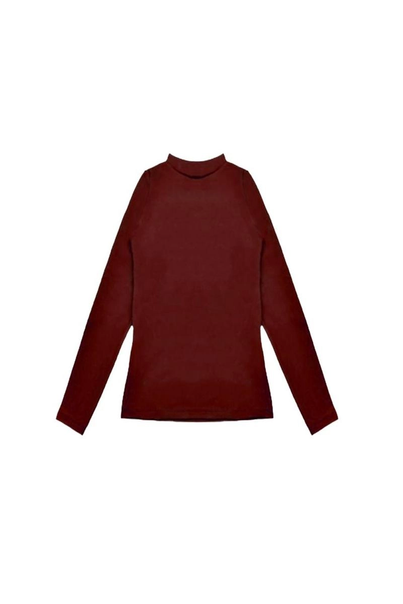 Blusa Gabip Térmica Gola Alta Feminina Bordô