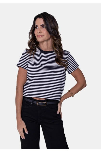 Blusa Levi's Manga Curta Feminina Listrada