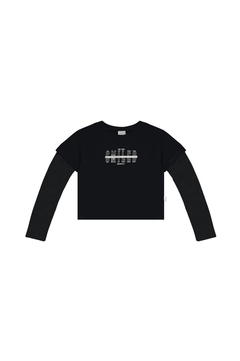 Blusa Malwee Manga Longa Infantil Feminina
