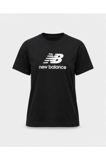 Blusa New Balance Essential Jersey Logo Tee Feminina Preta Produto Blusa New Balance Essential Jersey Logo Tee Feminina Preta