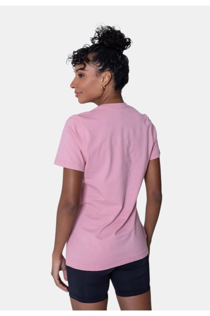 Blusa New Balance Manga Curta Feminina Rosê Produto Blusa New Balance Manga Curta Feminina Rosê