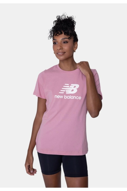 Produto - Blusa New Balance Manga Curta Feminina Rosê