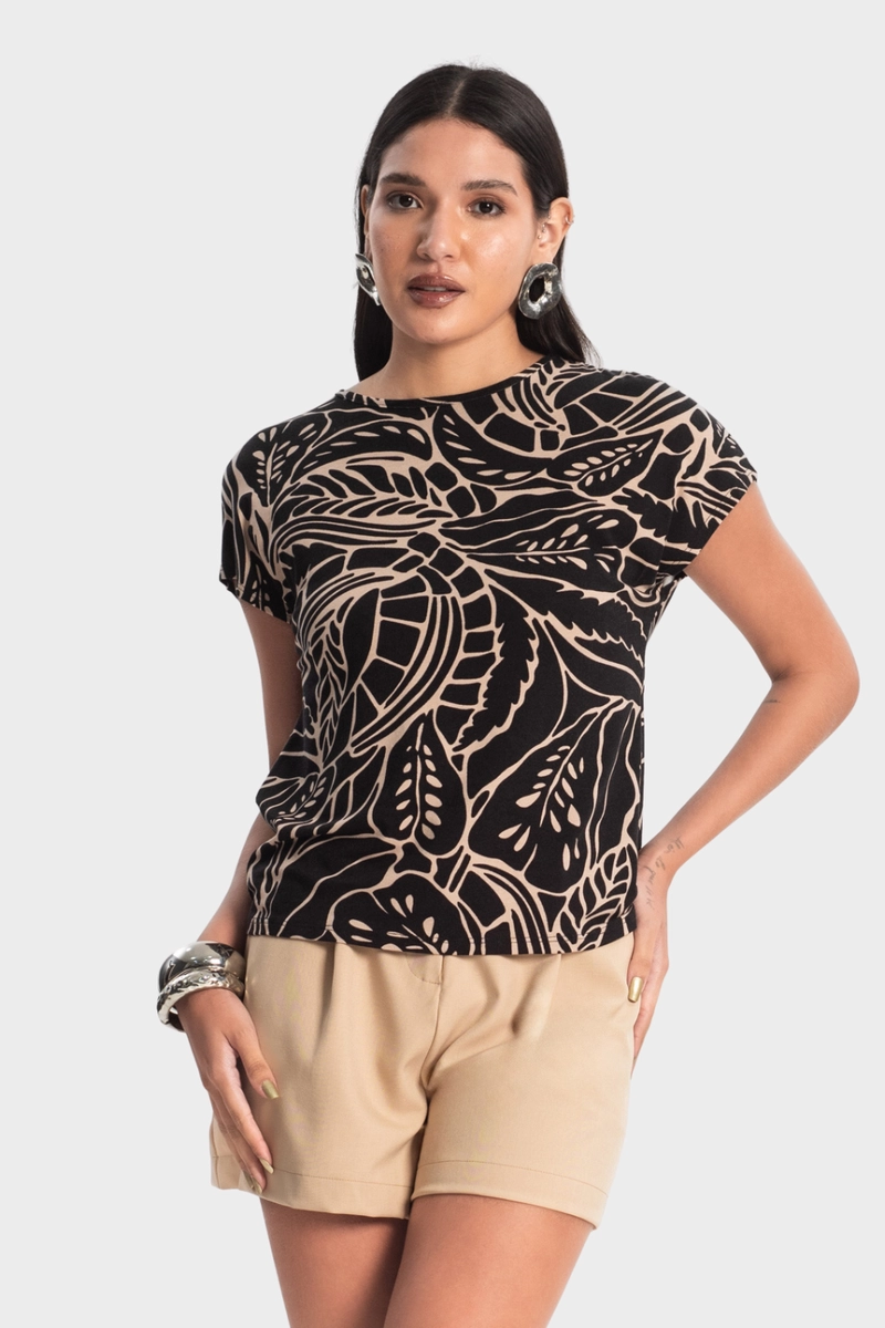 Produto - Blusa Rovitex Visco Feminina Preta 