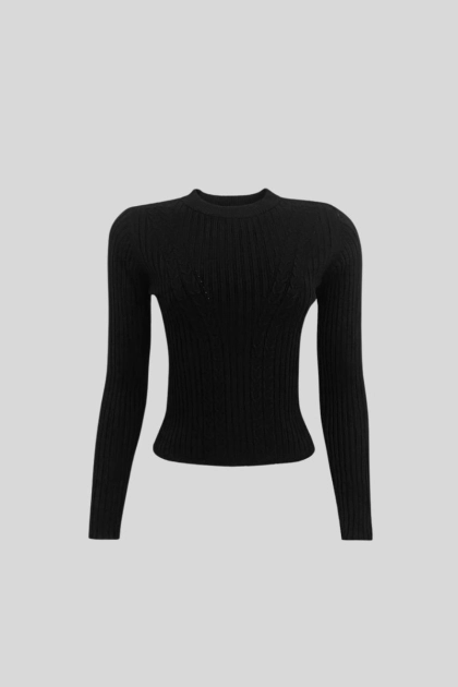 Produto - Blusa Sea Brazil Cropped Manga Longa Feminina Preta