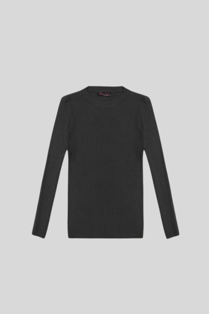 Produto - Blusa Sea Brazil Modal Gola Oval Feminina Preta