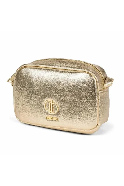 Produto Bolsa Feminina Dakota Camera Bag Metalizada Dourado