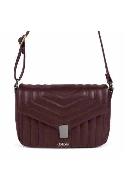 Produto Bolsa Matelassê Feminina Dakota Transversal Marrom Ristretto
