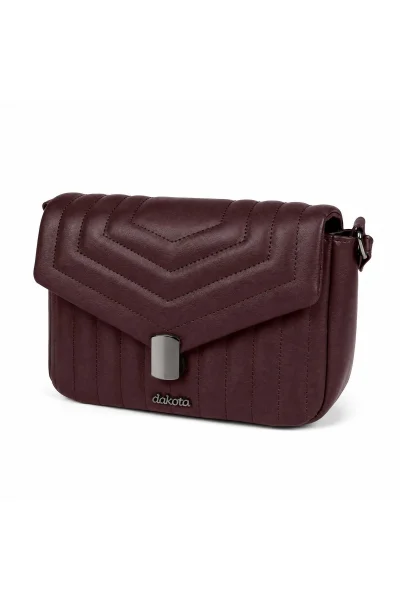 Produto Bolsa Matelassê Feminina Dakota Transversal Marrom Ristretto