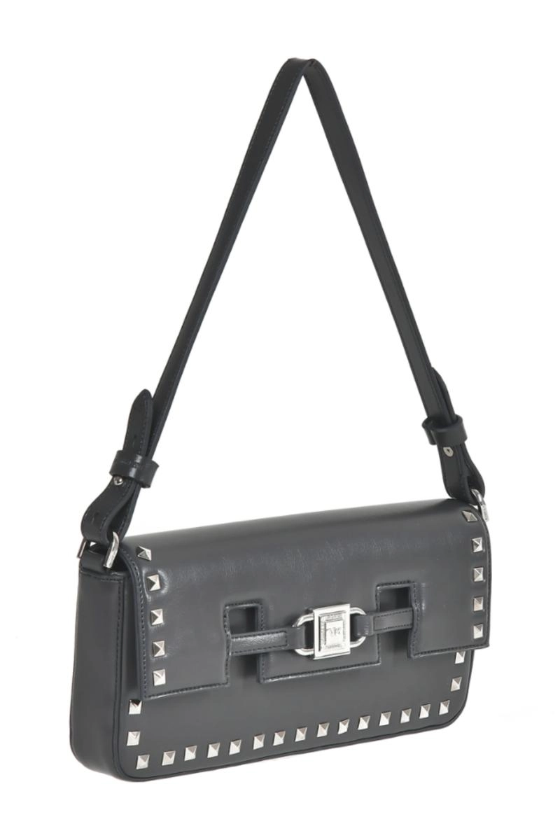 Bolsa Via Marte Ombro Feminina Cinza