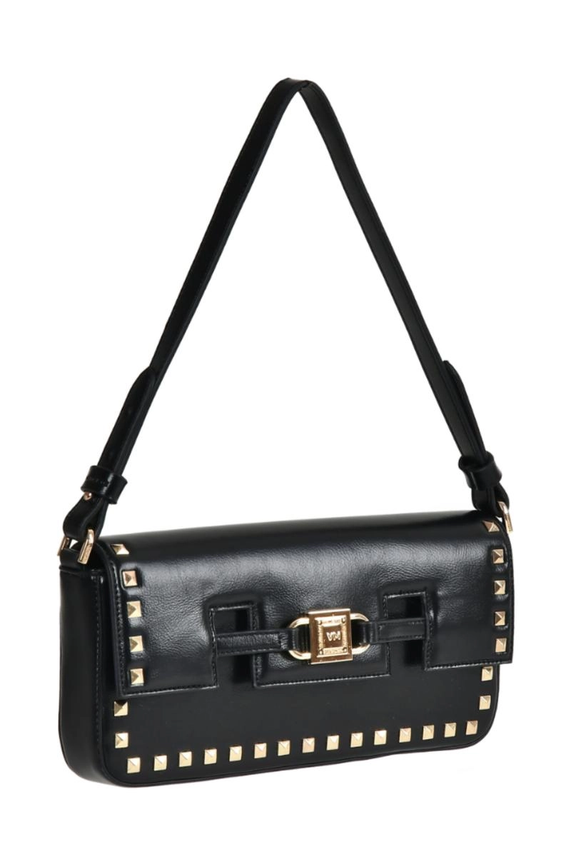 Bolsa Via Marte Ombro Feminina Preta