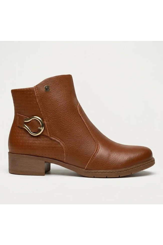Produto Bota Campesi Feminino Mascavo Couro Design Moderno Marrom