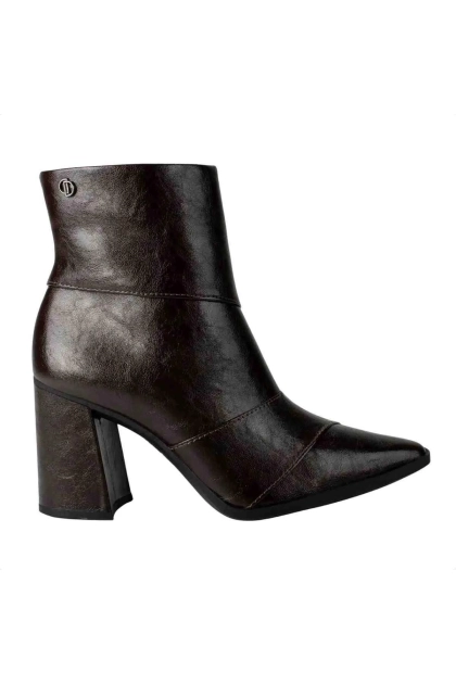 Produto - Bota Dakota Cano Curto Bico Fino Salto Bloco Ristretto