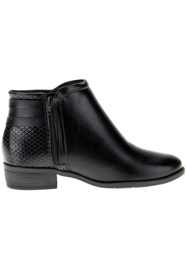 Bota Feminina Cano Baixo Preto Modare Produto Bota Feminina Cano Baixo Preto Modare