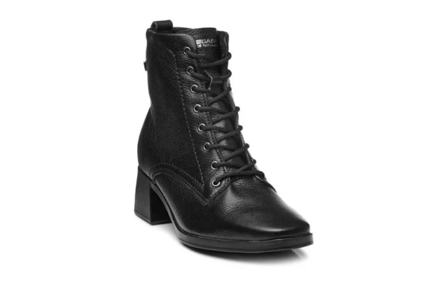 Bota Feminina Cano Médio Pegada Preta Produto Bota Feminina Cano Médio Pegada Preta