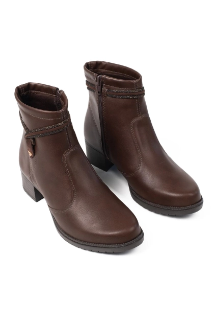 Produto Bota Feminina Mississipi Cano Curto Café