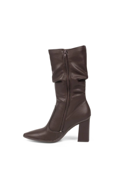Bota Feminina Mississipi Cano Longo Café Salto Bloco Produto Bota Feminina Mississipi Cano Longo Café Salto Bloco