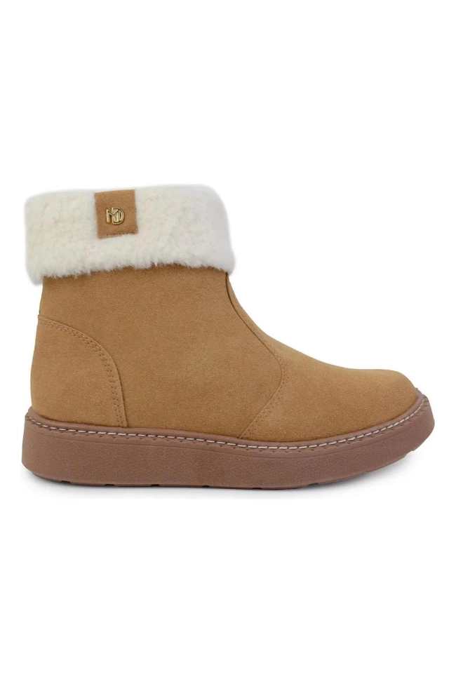 Bota Feminina Modare London Camurça Caramelo Produto Bota Feminina Modare London Camurça Caramelo