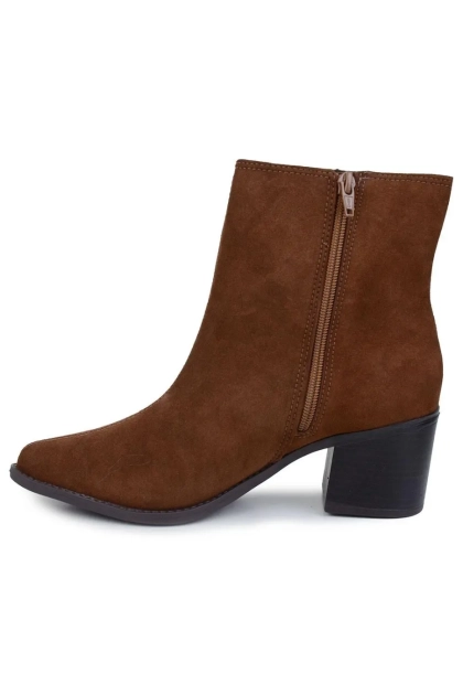 Produto Bota Feminina Via Marte Camurça Marrom